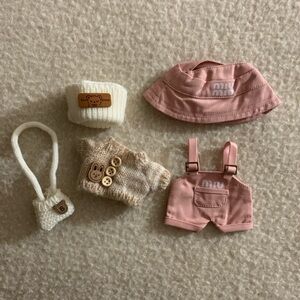 Labubu Miu Miu & Cozy Clothes Set